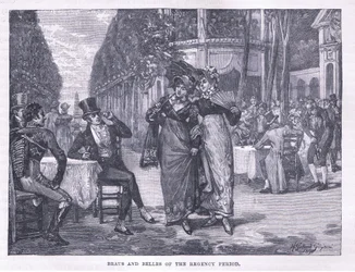 Beaus en belles van de Regency-periode