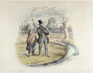 Baarsvissen, Teddington, uit een set van zes afbeeldingen van 