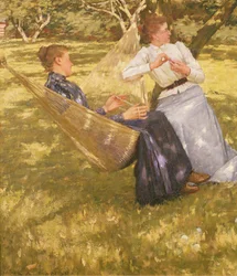 In de boomgaard, 1893