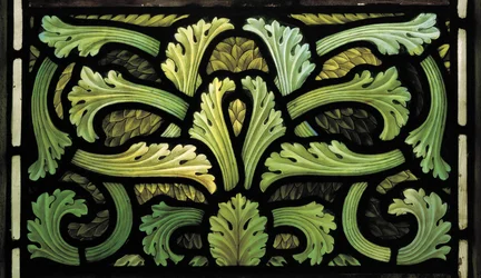 Bladpatroon, Engelen van het oordeel raam