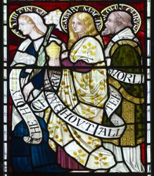 De Maagd Maria, Maria Magdalena, Sint Johannes
