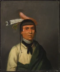 No-Tin (Wind), een Ojibwe-leider