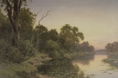 Een Achterwater van de Rivier Murray
