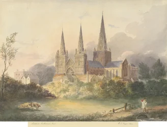 Lichfield Kathedraal - West Uitzicht