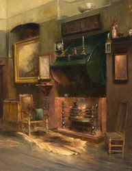 Interieur - Het atelier van de kunstenaar