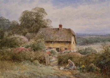 Een schilderachtig huisje, Warwickshire