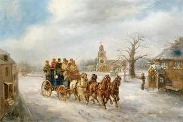 De Uxbridge-koets bij Hillingdon
