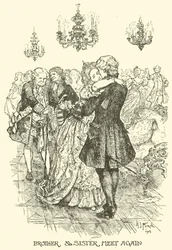 Broer en zus ontmoeten elkaar weer