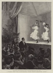 Een Sigarettenconcert gehouden in het Hoofdkwartier van de Honourable Artillery Company, Finsbury