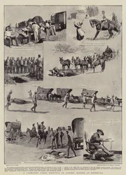 Een Veldhospitaal van de Yeomanry in Actie, Scènes bij Roodeval