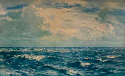 Een zilveren dag ten westen van de Needles, Isle of Wight, 1932