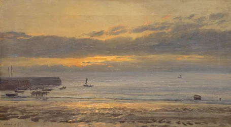 Voor zonsopgang, Scarborough - laagwater, 1878
