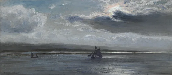 De Traeth Mawr, maanlicht, 1872-73