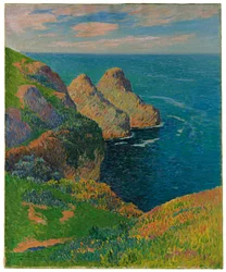Kliffen aan zee, 1895