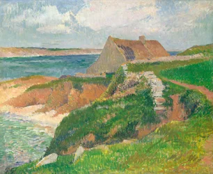 Het eiland Raguenez, Bretagne