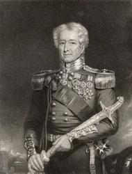 Sir Robert Henry Sale, gegraveerd door F. Holl, uit 