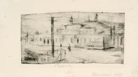 Het station in Randers