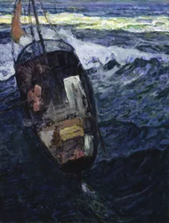 Vissers op zee