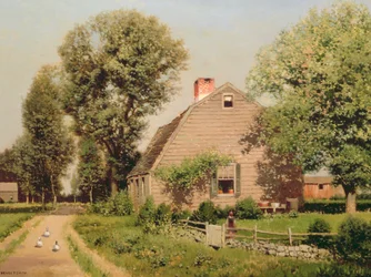 Oude Hoeve aan de Snelweg, c.1889