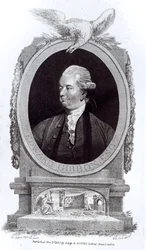 Portret van Edward Gibbon, uit 