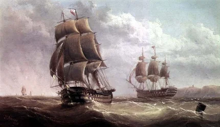 Scheepvaartscène
