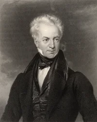 John Baron, gegraveerd door W. Holl, uit 