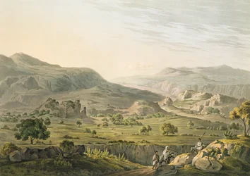 De pas van Atbara in Abessinië, gegraveerd door Daniel Havell, 1809