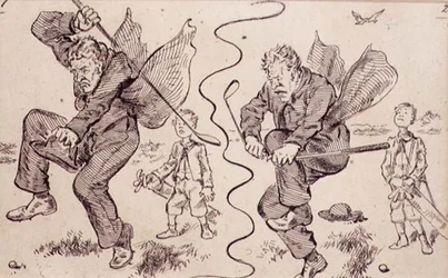 Frustratie op de Golfbaan, illustratie uit 
