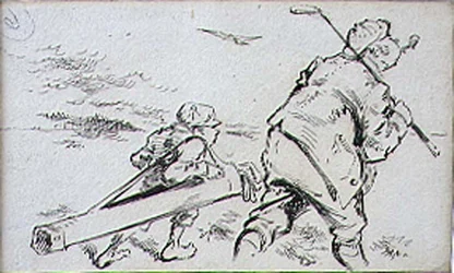 De Onhandige Golfer, illustratie uit 