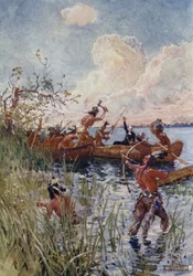 Aangevallen door Iroquois