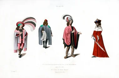 Mannelijke kleding, ca. 1480, 1843