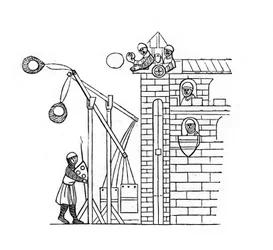 Belegeringsmachine, ca. 1260, 1843