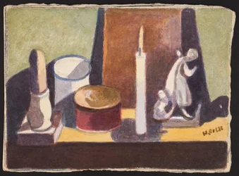 Cancel-lit schoorsteenmantel, ca. 1930
