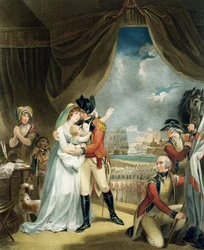 Oorlog, gegraveerd door John Whessell (ca. 1760-1823), uitgegeven door T. Simpson en Darling und Thompson, 1798