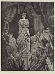 De Shakespeariaanse Show in de Royal Albert Hall, Tableau Vivant van Scène uit The Winter