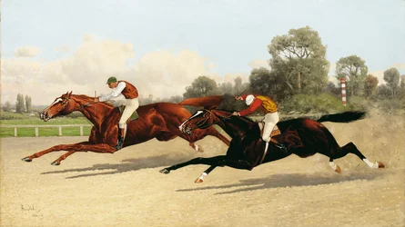 De Grote ,000 Wedstrijd - Het Laatste Furlong Ingaan