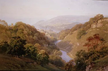 Een uitzicht op heide nabij Barnard Castle, County Durham