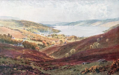Garelochhead, Dumbarronshire (kleurenlitho)
