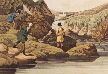 Zalmvissen, geaquarelleerd door I. Clark, uitgegeven door Thomas McLean, 1820