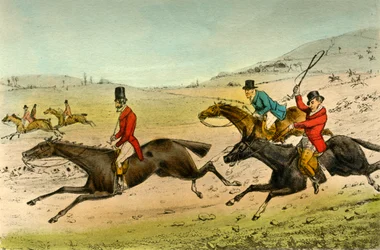 Swell en de Surrey. De honden in volle jacht, 1838
