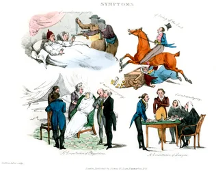 Symptomen van vermaak, 1822