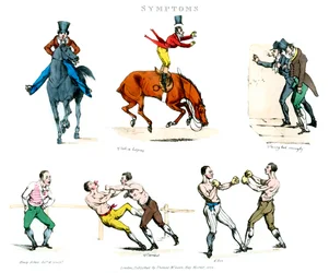 Symptomen van vermaak, 1822