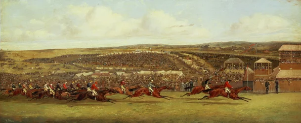 De Finish van de Derby