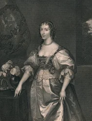 Henrietta Maria, koningin van Karel de Eerste, begin-midden 19e eeuw