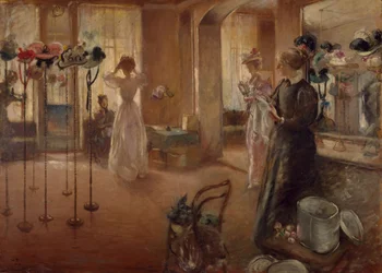 De hoedenwinkel, 1892