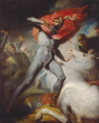De Eed van de Graaf van Warwick voor de Slag bij Towton