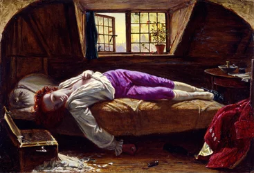 Chatterton - De dood van Chatterton, 1856