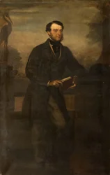 Portret van Charles B Adderley 1e Lord Norton, 1865