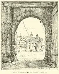 Poort van Oude Ste Barbe, nu vernietigd