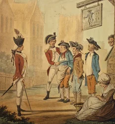 "Rekruten", gepubliceerd 1780